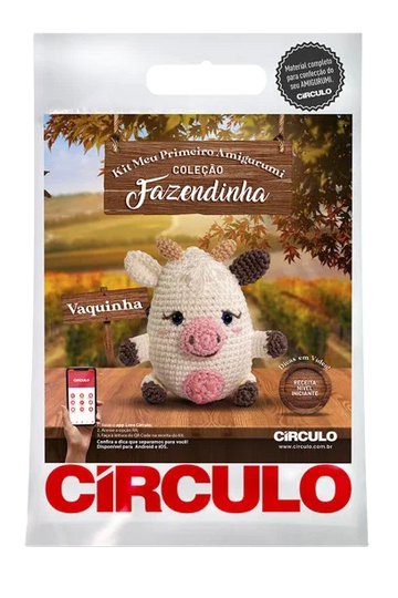 AMIGURUMI - FAZENDINHA: VAQUINHA