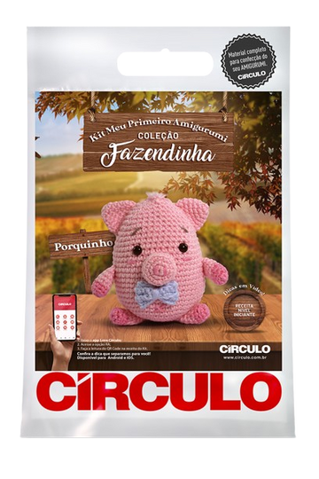 AMIGURUMI - FAZENDINHA: PORQUINHO